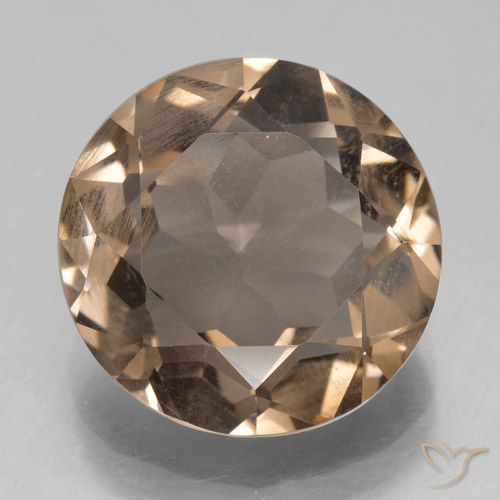 5.67ct Naturel Brun moyen Quartz fumé, Tour, VS