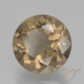 Quartz fumé Moka léger naturelle Tour, 4.52 ct, VS