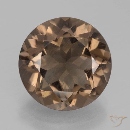 4.90ct Naturel Brun caryer Quartz fumé, Tour, VS