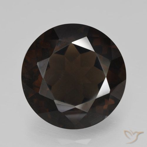 11.84ct Naturel Brun chocolat Quartz fumé, Tour, VVS