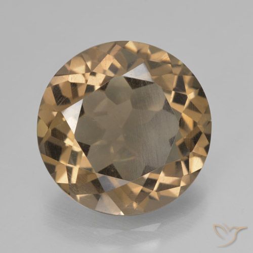 6.05ct Naturel Moka léger Quartz fumé, Tour, VS