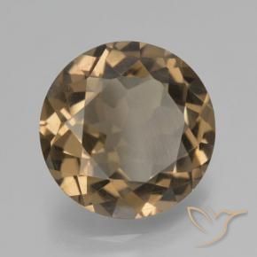 Quartz fumé Moka léger naturelle Tour, 6.05 ct, VS