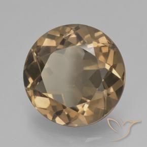 Quartz fumé Brun moyen-léger naturelle Tour, 6.45 ct, VVS-VS