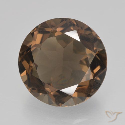 6.01ct Naturel Marron chaud Quartz fumé, Tour, VVS-VS