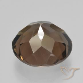 Quartz fumé Marron chaud naturelle Tour, 6.01 ct, VVS-VS