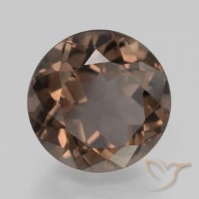 Quartz fumé Marron chaud naturelle Tour, 4.18 ct, VS