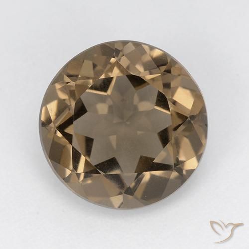 4.14ct Naturel Marron chaud Quartz fumé, Tour, VVS-VS