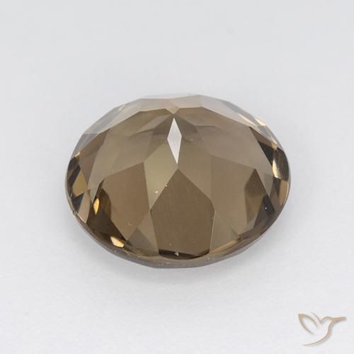 Quartz fumé Marron chaud naturelle Tour, 4.14 ct, VVS-VS