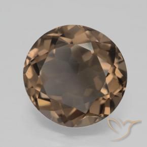 Quartz fumé Brun moyen-foncé naturelle Tour, 4.26 ct, VVS-VS