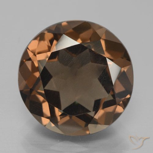 6.60ct Naturel Brun caryer Quartz fumé, Tour, VS