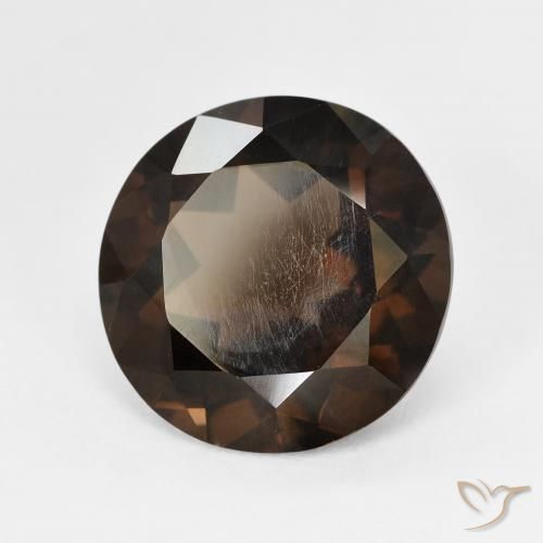 Quartz fumé Brun rougeâtre naturelle Tour, 6.24 ct, VVS-VS