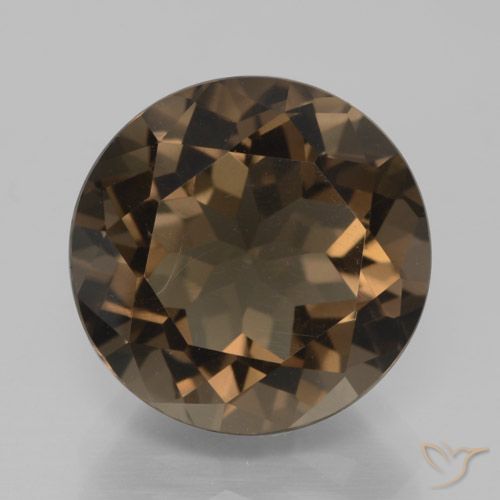 Quartz fumé Marron chaud naturelle Tour, 7.67 ct, VVS-VS