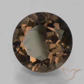 Quartz fumé Marron chaud naturelle Tour, 7.67 ct, VVS-VS