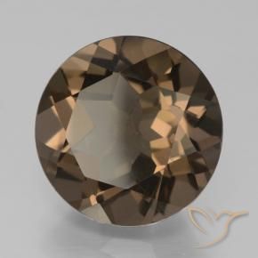 Quartz fumé Brun chocolat naturelle Tour, 9.07 ct, VVS-VS