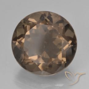 Quartz fumé Brun caryer naturelle Tour, 7.04 ct, VVS-VS