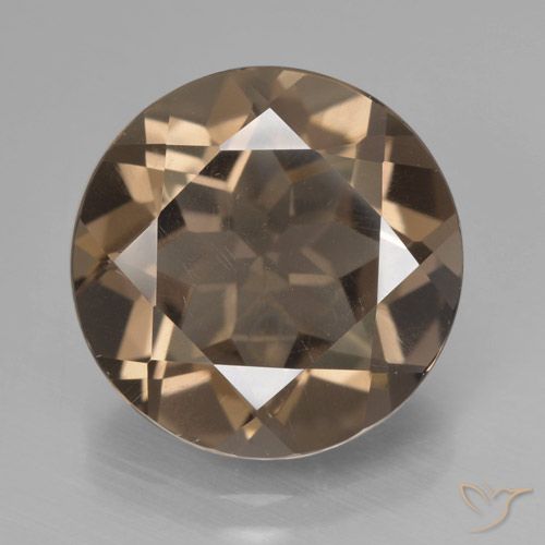 7.86ct Naturel Brun moyen Quartz fumé, Tour, VVS-VS