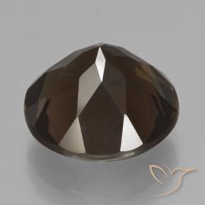 Quartz fumé Marron foncé naturelle Tour, 8.09 ct, VVS-VS