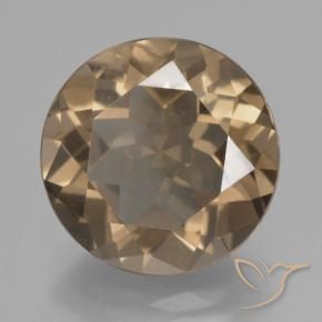 Quartz fumé Brun terreux léger naturelle Tour, 6.75 ct, VVS-VS