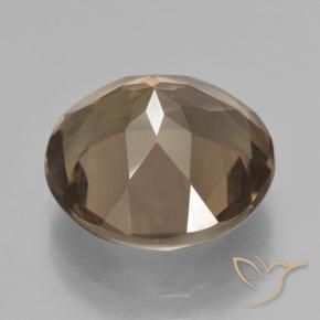 Quartz fumé Brun terreux léger naturelle Tour, 6.75 ct, VVS-VS