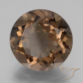 Quartz fumé Brun caryer naturelle Tour, 7.27 ct, VVS-VS