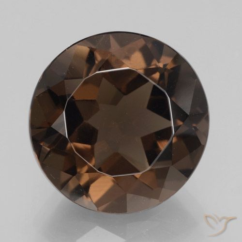 Quartz fumé Brun caryer naturelle Tour, 7.05 ct, VVS-VS
