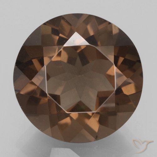 8.95ct Naturel Brun caryer Quartz fumé, Tour, VS