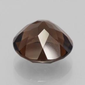 Quartz fumé marron naturelle coupe roude, 4,83 ct, VVS-VS