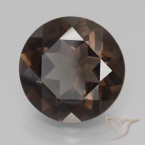 Quartz fumé Brun chocolat naturelle Tour, 7.70 ct, VVS-VS
