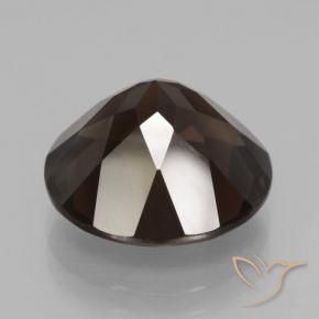 Quartz fumé Brun chocolat profond naturelle Tour, 8.32 ct, VVS-VS