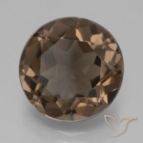 Quartz fumé Brun caryer naturelle Tour, 6.41 ct, VVS-VS