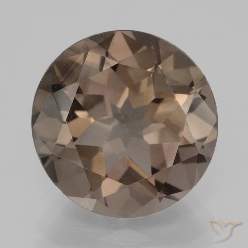 7.83ct Naturel Brun moyen Quartz fumé, Tour, VVS-VS
