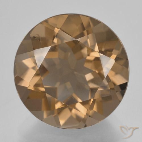 8.72ct Naturel Marron clair Quartz fumé, Tour, VS