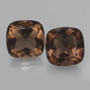 Achetez naturel 13,42ct marron quartz fumé gems, coupe coussin, en provenance brésil chez gemselect. en stock, livraison internationale!