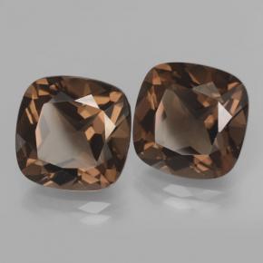 Achetez naturel 13,42ct marron quartz fumé gems, coupe coussin, en provenance brésil chez gemselect. en stock, livraison internationale!