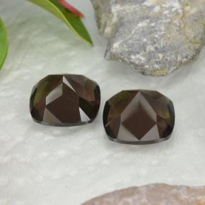 Achetez naturel 13,21ct marron quartz fumé gems, coupe coussin, en provenance brésil chez gemselect. en stock, livraison internationale!