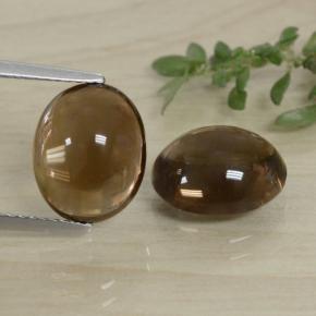 Achetez naturel 7.77ct Brun Quartz fumé gems, Coupe ovale, En provenance Brésil chez GemSelect. En stock, livraison internationale!