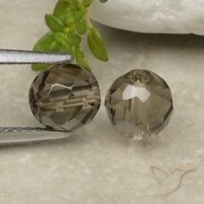 Achetez naturel 2.91ct Marron noir Quartz fumé gems, Sphère / Boule, En provenance Brésil chez GemSelect. En stock, livraison internationale!