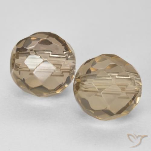 Achetez naturel 2.95ct Medium Light-Brown Quartz fumé gems, Sphère / Boule, En provenance Brésil chez GemSelect. En stock, livraison internationale!