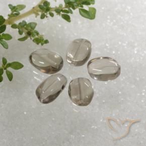 Shop natural 5.23ct Marron très clair Quartz fumé gems, ovale, from Brésil at GemSelect. In stock, global shipping!