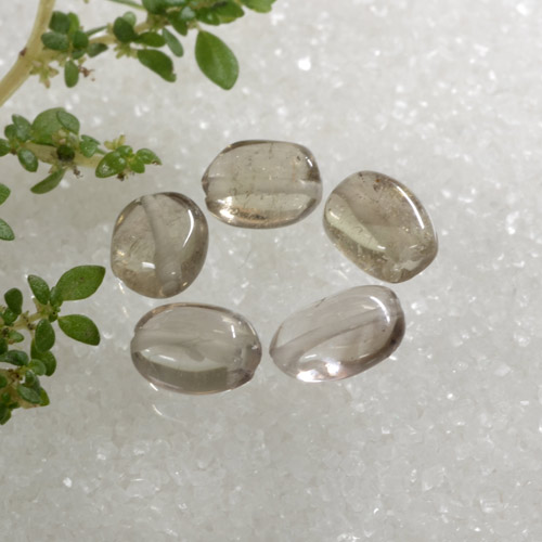 Achetez naturel 3.69ct Bois marron très clair Quartz fumé gems, Coupe ovale, En provenance Brésil chez GemSelect. En stock, livraison internationale!