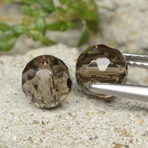 Achetez naturel 2.78ct Brun ambré léger Quartz fumé gems, Sphère / Boule, En provenance Brésil chez GemSelect. En stock, livraison internationale!