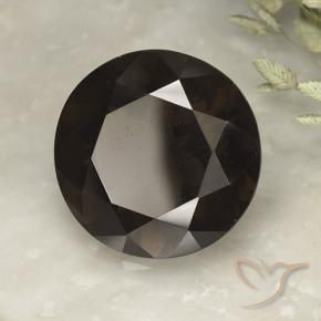 Quartz fumé Brun chocolat profond naturelle Tour, 13.80 ct, VVS