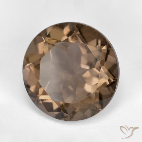 Quartz fumé Marron chaud naturelle Tour, 6.76 ct, VVS-VS