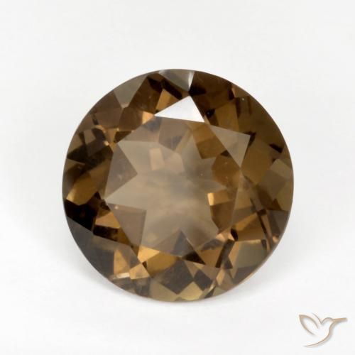 Quartz fumé Marron chaud naturelle Tour, 5.27 ct, VVS-VS