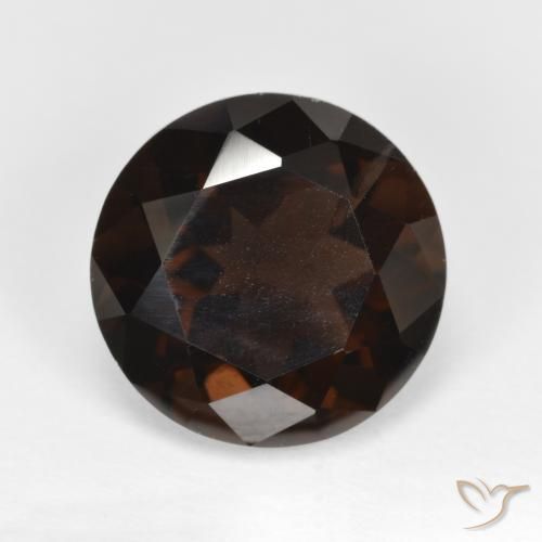 5.32ct Naturel Brun chocolat profond Quartz fumé, Tour, VVS