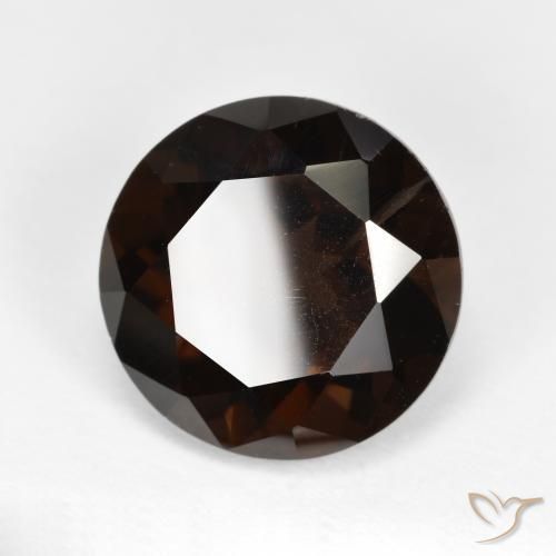 Quartz fumé Brun chocolat profond naturelle Tour, 5.32 ct, VVS