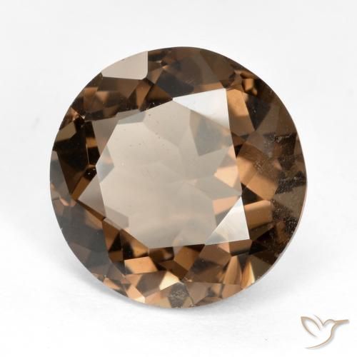 Quartz fumé Brun moyen-foncé naturelle Tour, 6.46 ct, VS