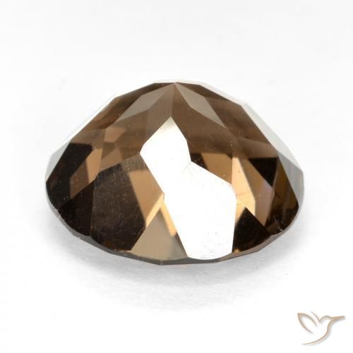 Quartz fumé Brun moyen-foncé naturelle Tour, 6.46 ct, VS