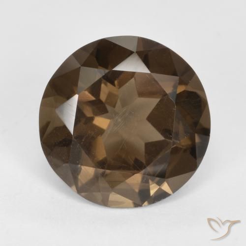 4.94ct Naturel Brun caryer Quartz fumé, Tour, VVS-VS
