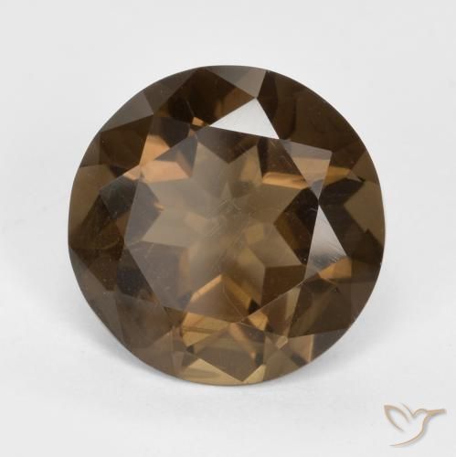 Quartz fumé Brun caryer naturelle Tour, 4.94 ct, VVS-VS